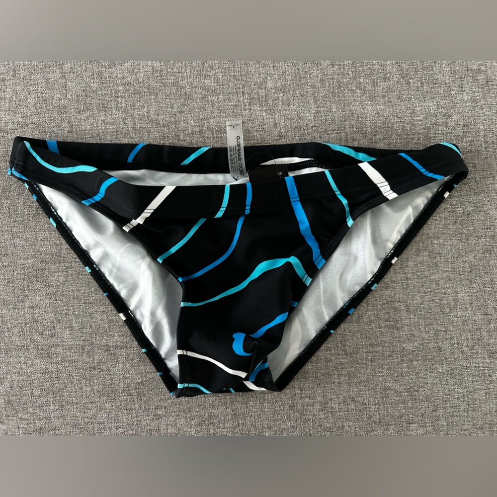 Todd Sanfield Black and Blue Swim Trunks (brand new)